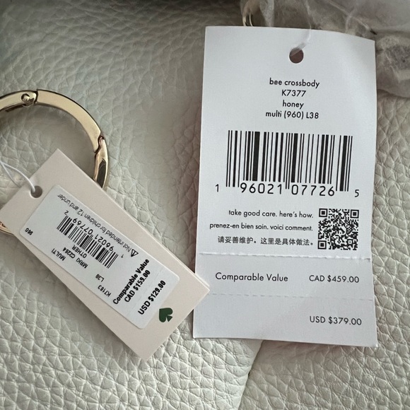 ***SOLD-OUT*** NWT KATE SPADE HONEY BEE CROSSBODY BAG $379 - Picture 7 of 7